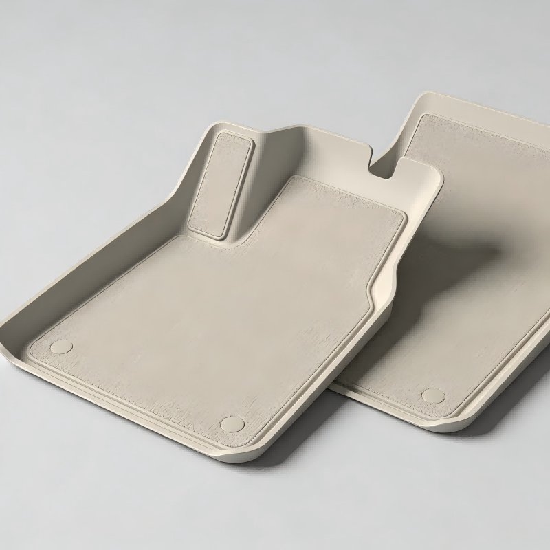 Raised-Edge Spill-Proof Floor Mats